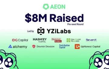 AEON, Agentic Ekonomi İçin Mutabakat Katmanı Kurmak Üzere YZi Labs Liderliğinde 8 Milyon Dolar Yatırım Aldı