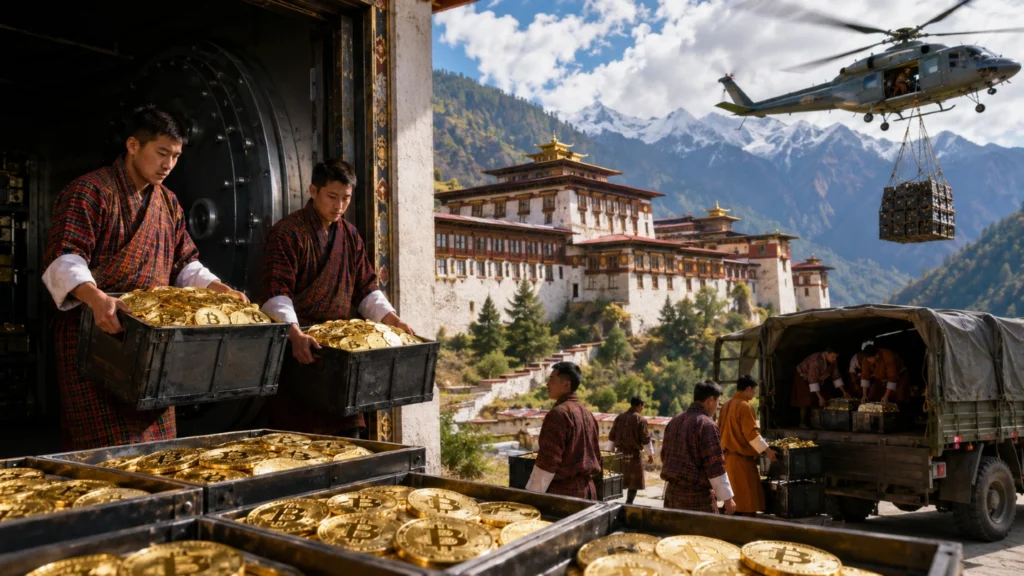 Bhutan 11 Ayda 9.180 Bitcoin Sattı