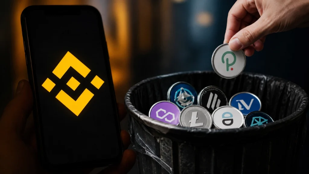 Binance 8 Altcoin Paritesini Delist Ediyor