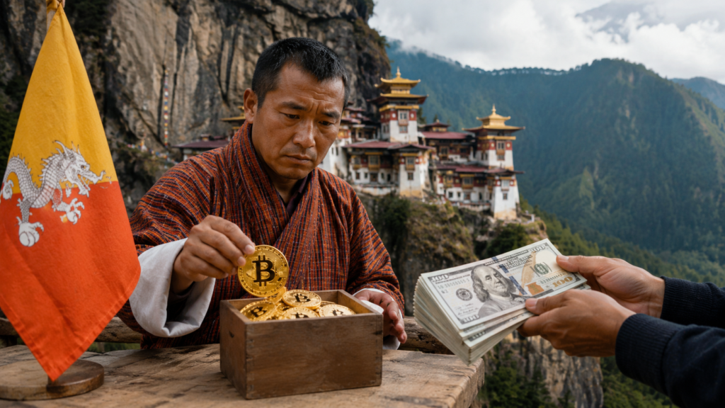 Butan’ın Bitcoin Satışları: Rezervler 230 Milyon Dolar Azaldı