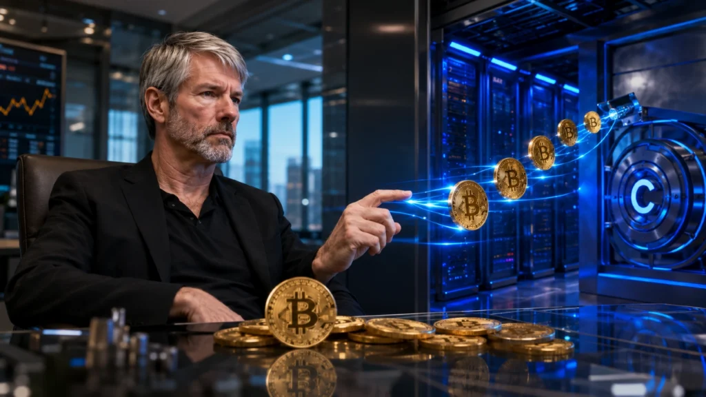 Michael Saylor’ın Strategy’sinden Bitcoin Hamlesi: 411 BTC Coinbase’e Taşındı