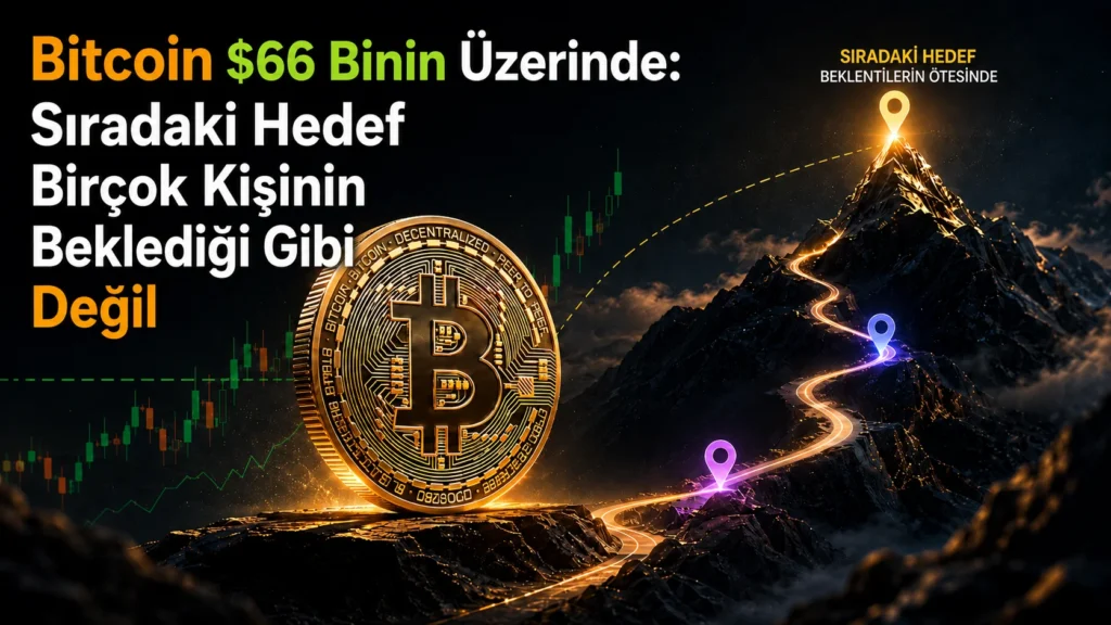 Bitcoin 66.000 Doların Üzerinde: Bu Sonraki Hedef Birçoğunun Beklediği Gibi Değil