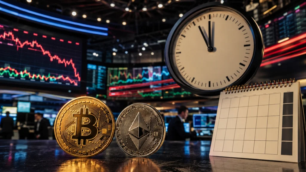 Bitcoin ve Ethereum’da 1,43 Milyar Dolarlık Opsiyon Vadesi