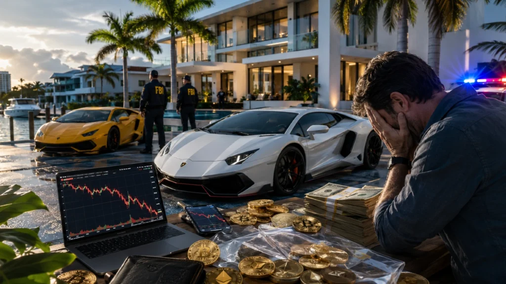 Florida’da Kripto Para Dolandırıcılığı: Lüks Evler, Lamborghini’ler ve 250 Milyon Dolarlık Kayıp