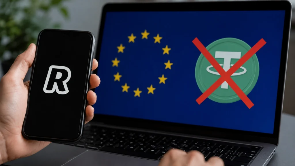 Revolut, MiCA Baskısıyla Avrupa’da USDT’yi Delist Ediyor