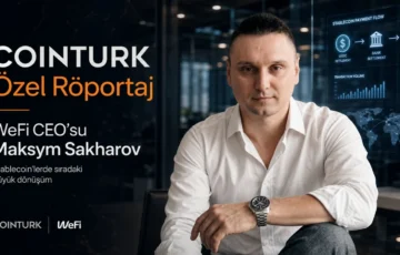 COINTURK özel röportajı: WeFi CEO’su Maksym Sakharov stablecoin’lerin geleceğini anlattı