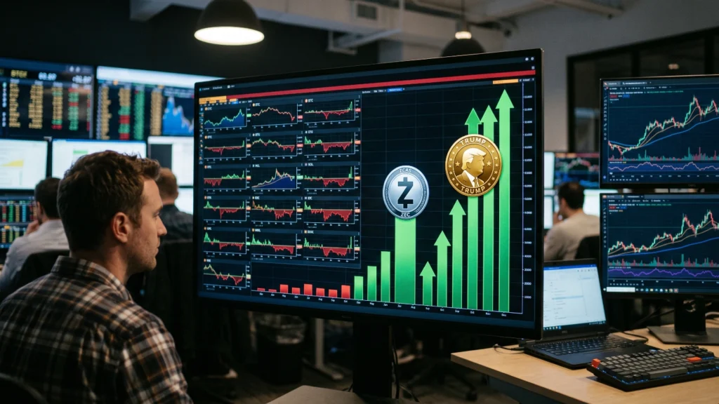 Altcoinlerde Sert Ralli: ZEC Yüzde 47 Yükselirken TRUMP Yüzde 116 Sıçradı