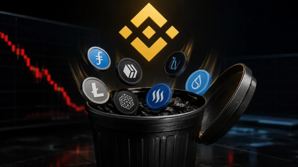 Binance 7 Spot İşlem Delist Ediyor: F, HIVE, ILV, LTC, NMR, STEEM ve SUI İçin Ne Anlama Geliyor?