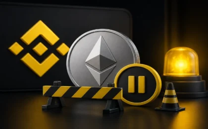 Binance Ethereum İşlemlerini Geçici Olarak Durduruyor