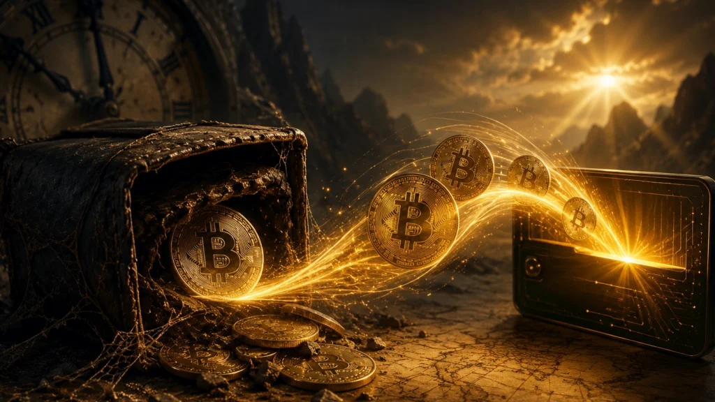 10 Yıllık Bitcoin Cüzdanları Uyandı: 40 Milyon Dolarlık Transfer