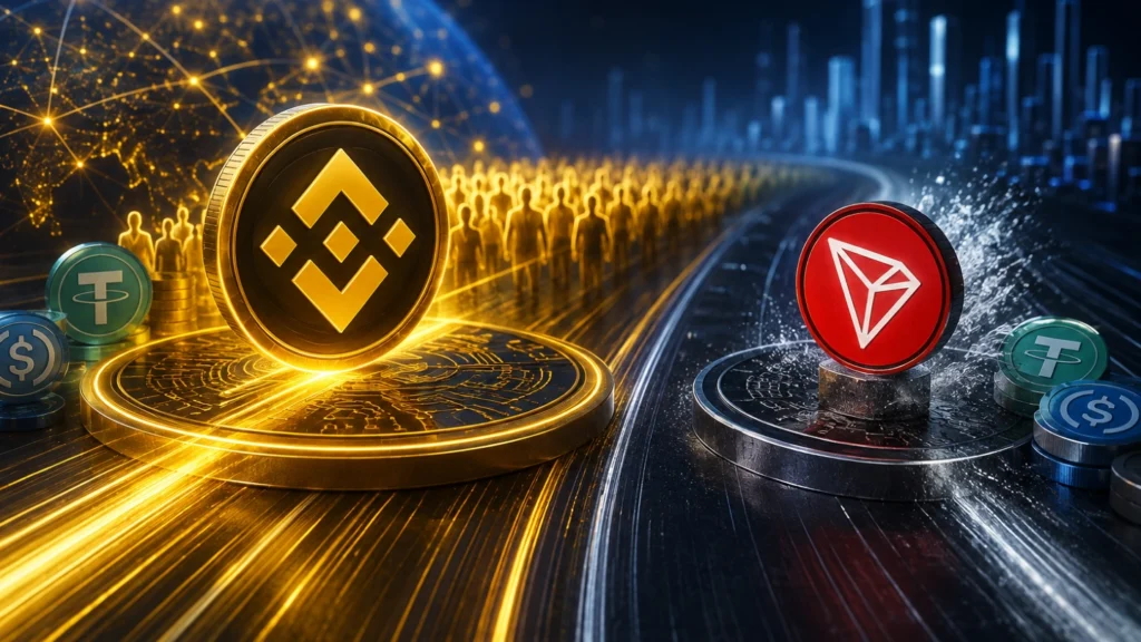 BNB Chain Stablecoin Yarışında Tron’u Geride Bıraktı: 80 Milyon Cüzdan Yeni Dengenin Habercisi mi?