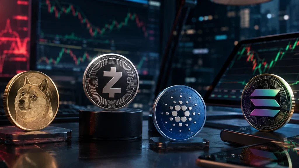 Altcoinlerde Mesafeli Görünüm: DOGE, ZEC, ADA ve SOL Ne Durumda?