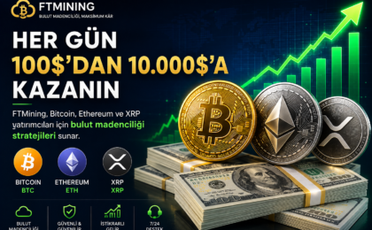 Günlük 100 ila 10.000 Dolar Kazanın: FTMining; Bitcoin, Ethereum ve XRP Yatırımcıları için Kripto Para Bulut Madenciliği Stratejileri Sunuyor